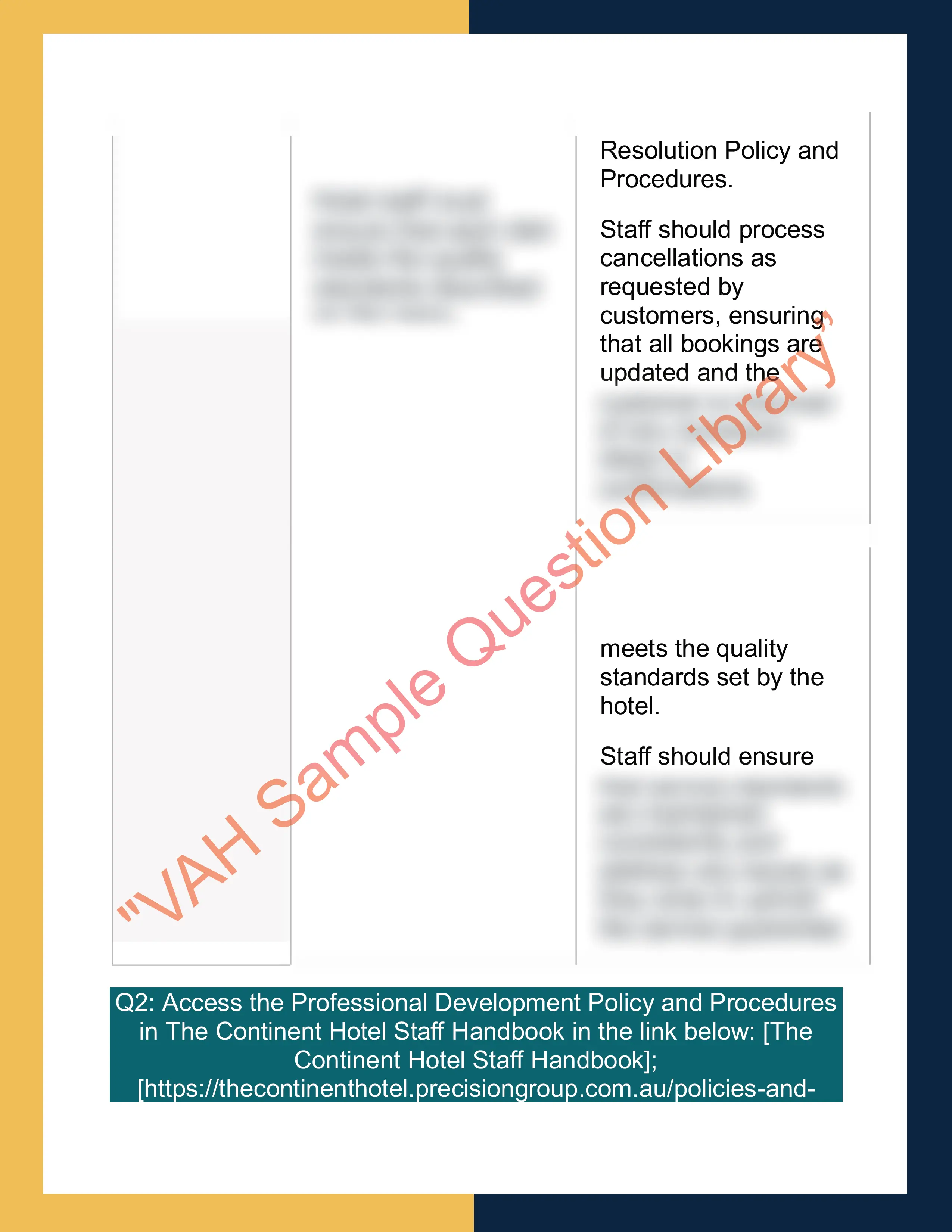 Sample Solution for SITXCCS014 - Provide Service to Customers 2